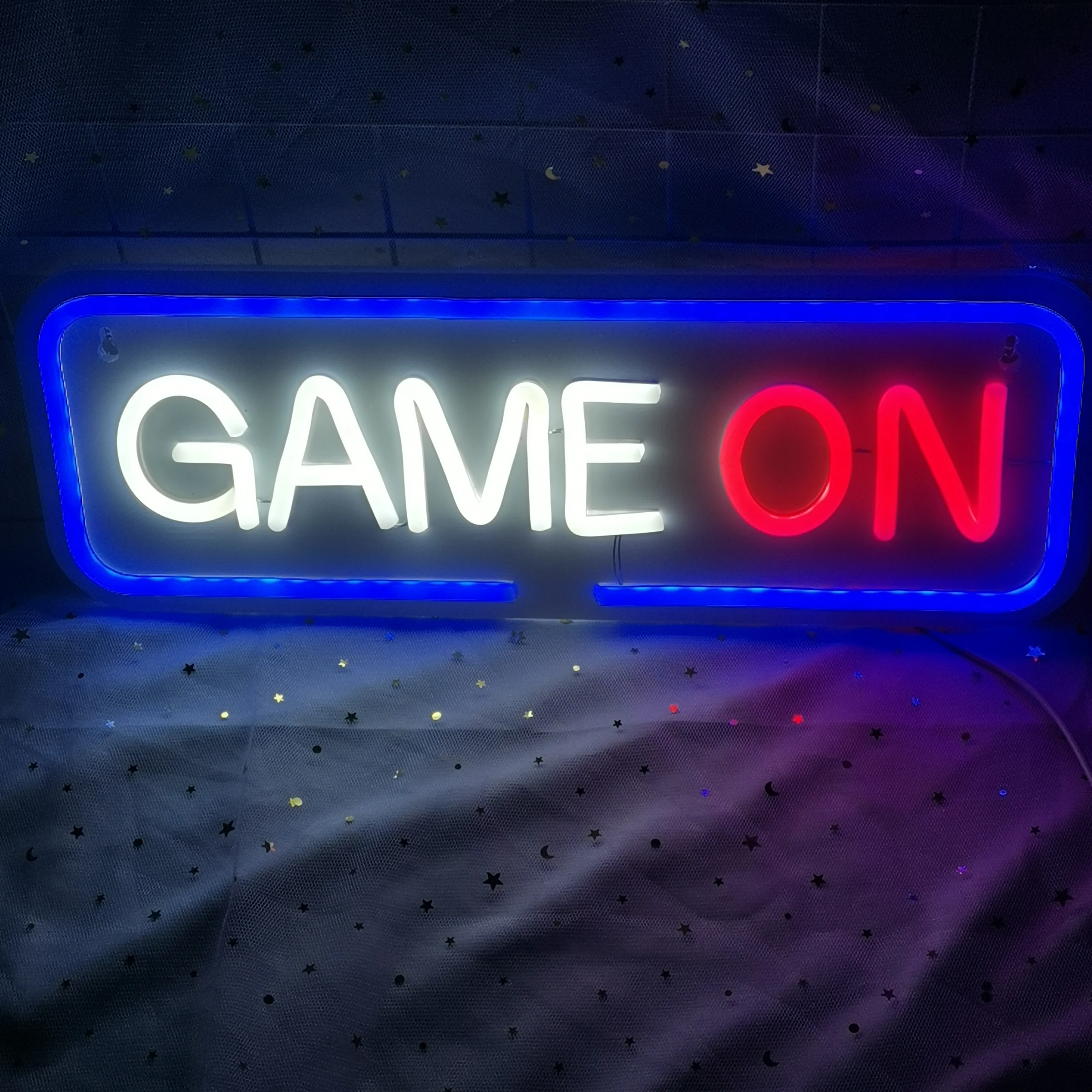 Imagem -05 - Game on Neon Signs Neon Lights Console do Jogo Led Sinais de Neon para Decoração da Parede Bar Luzes Gaming Room Decoração do Quarto Luzes