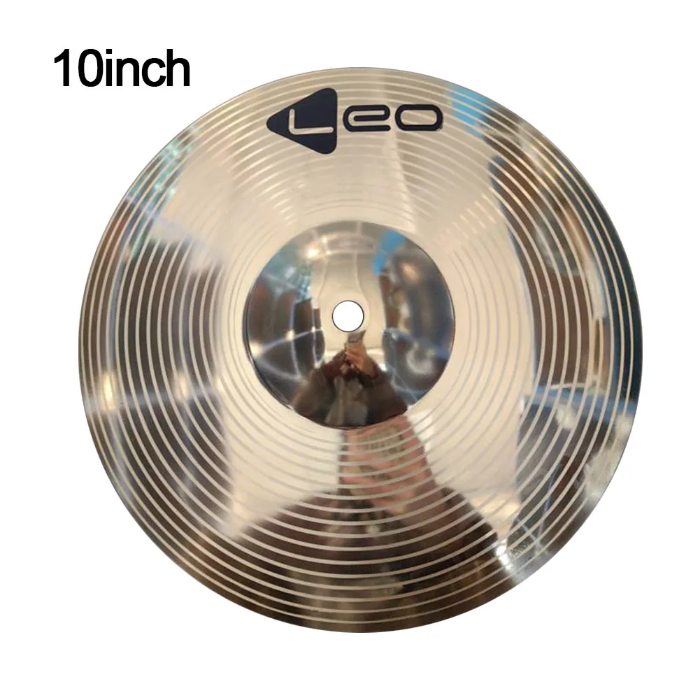 8/10 Inch Drum Brasses Cymbals Percussion Splash Crashes Hi-Hat Jazz Drums Cymbals Percussion Instruments Accessories Golden