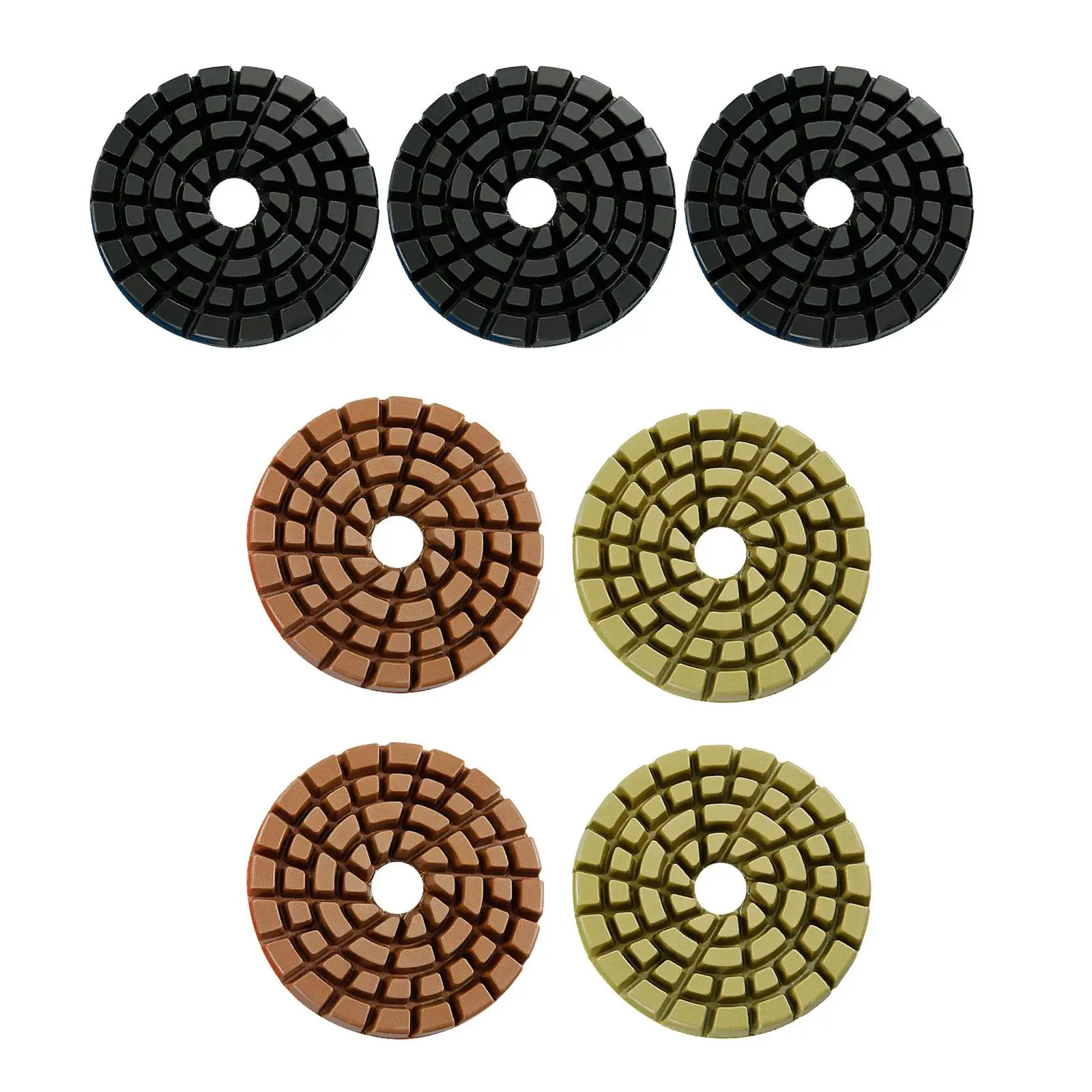 

Diamond Polishing Pads 4 inch Easy Installation Direct Replaces Sanding Pad for Countertop Terrazzo Concrete Floor Marble