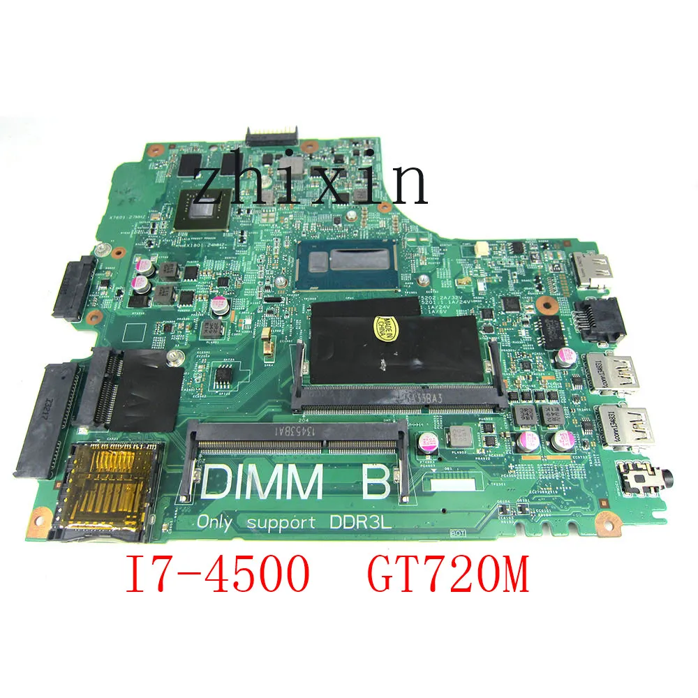 

yourui For DELL Inspiron 14R 3437 5437 Laptop motherboard With i7-4500U GT720M VF0MH 12314-1 MB CN-0PFWVF 0PFWVF Fully Tested