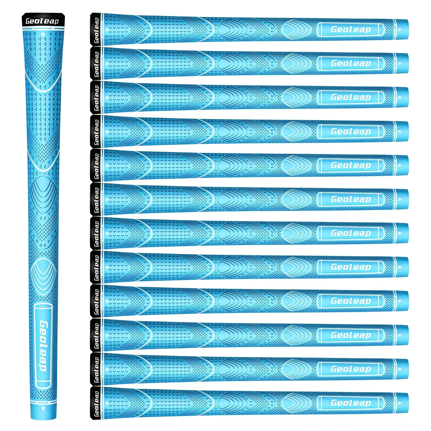 

Geoleap Rubber Golf Grips 13pcs/lot, Standard Size, Soft Feel, Anti-Slip,Irons Driver Wood Hybirds Universal ,Free Shipping