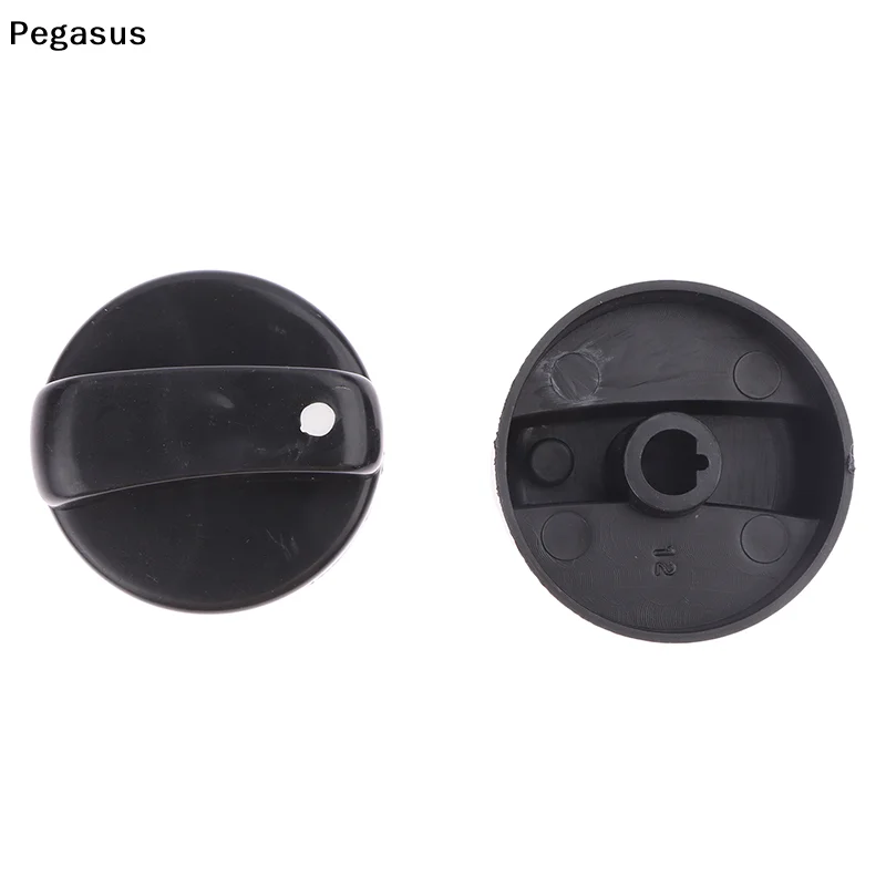 [S]2PCS Natural Gas Stove Universal DIY Accessories Kitchen Thickened Black Plastic Gas Stove Cooker Control Knobs