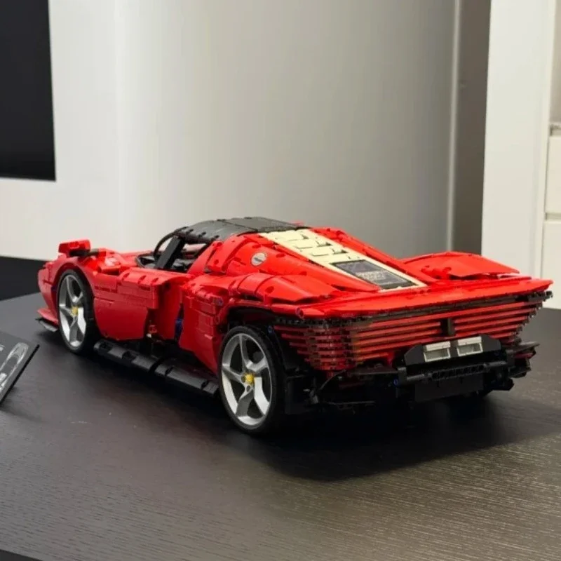 سيارة خارقة SP3 تقنية عالية التقنية 42143 جديدة - نموذج مكعبات البناء، هدايا للأولاد/الفتيات لأعياد الميلاد/عيد الميلاد #4