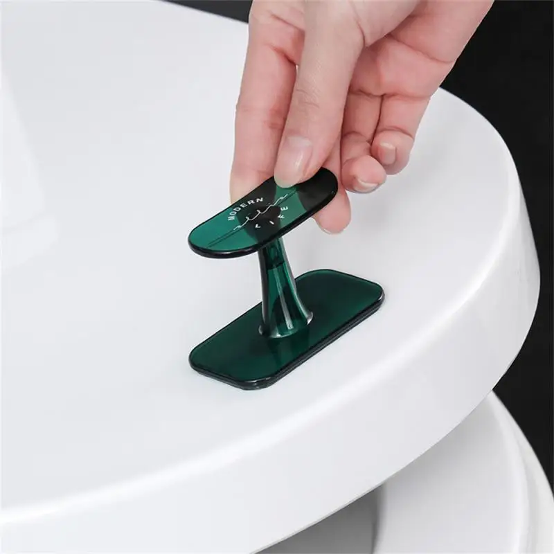 10~40PCS Toilet Lid Artifact Humanized Design Groove Design Durable Cartoon Bathroom Supplies Toilet Cover Portable Device