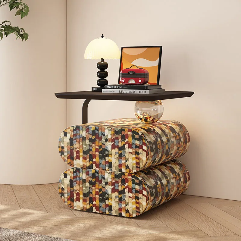 

Design Simple Bedside Table Space Saving Vintage Premium Aesthetic Nightstand Trendy Italian Szafki Nocne Home Furniture