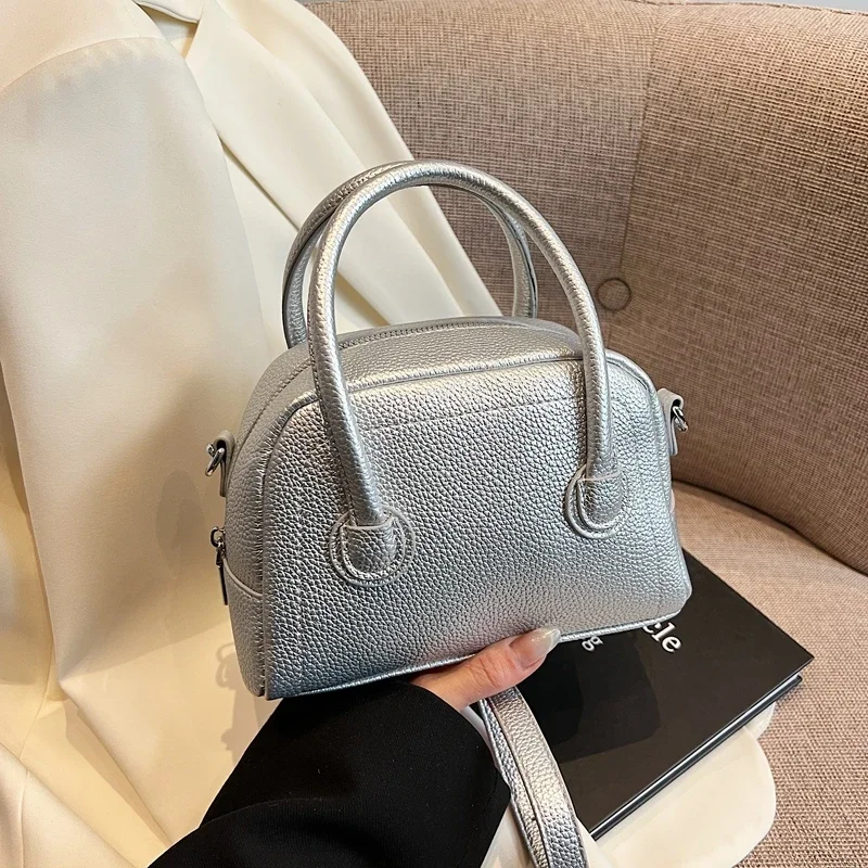 

Simple Fashion Small Square Women Crossbody Bags 2025 Luxury Designer Purses And Handbags Solid Pu Leather Shoulder Satchels