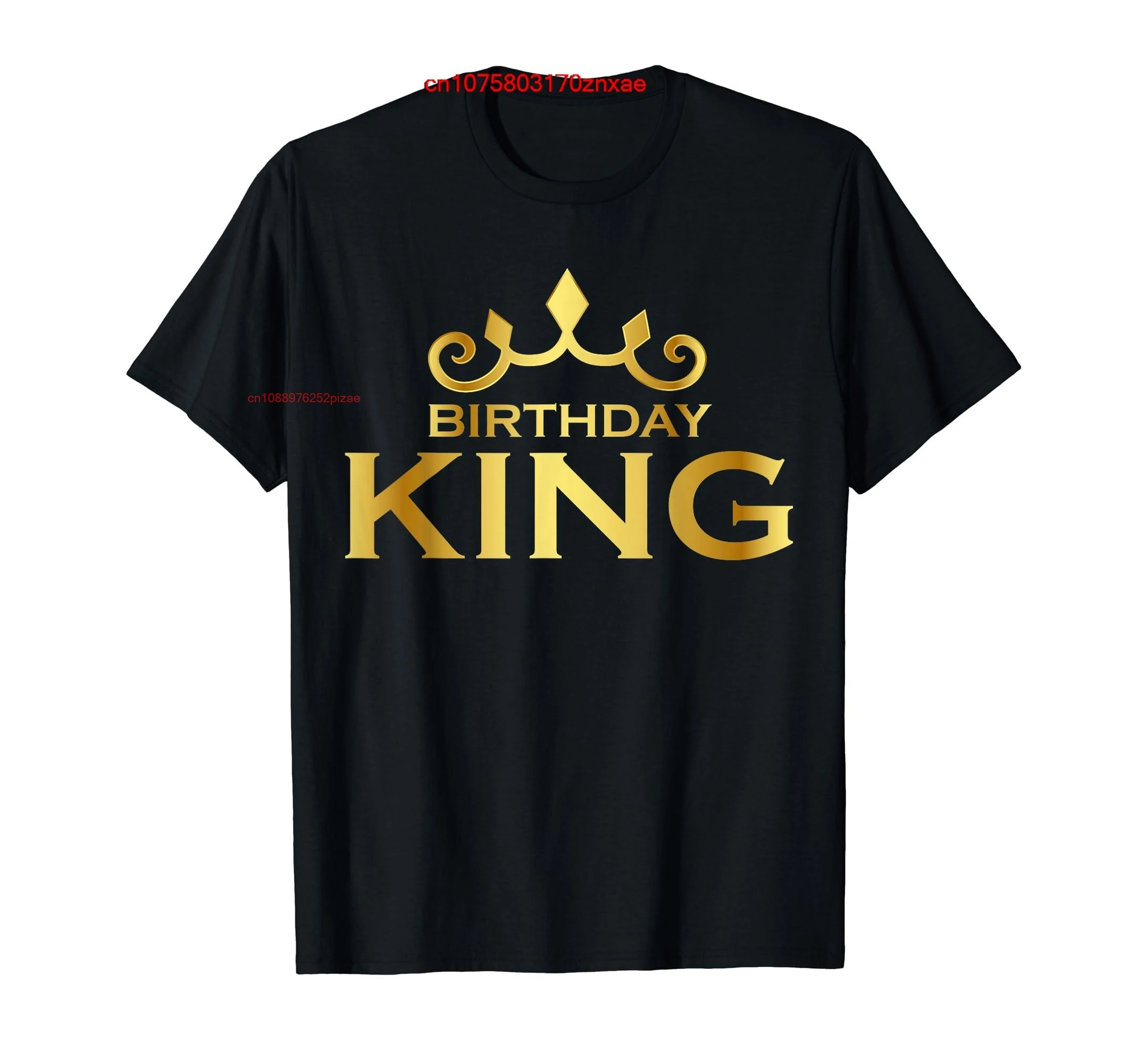 100% Cotton Birthday King Crown Funny B-Day Squad Birthday Squad Party T-Shirt MEN WOMEN UNISEX T Shirts Size S-6XL