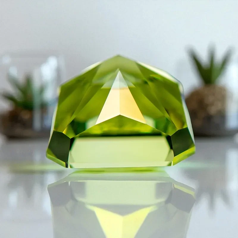 

Square Cut Corner Cubic Zirconia Apple Green Color Gemstones Synthetic Loose CZ Stones Jewelry Making