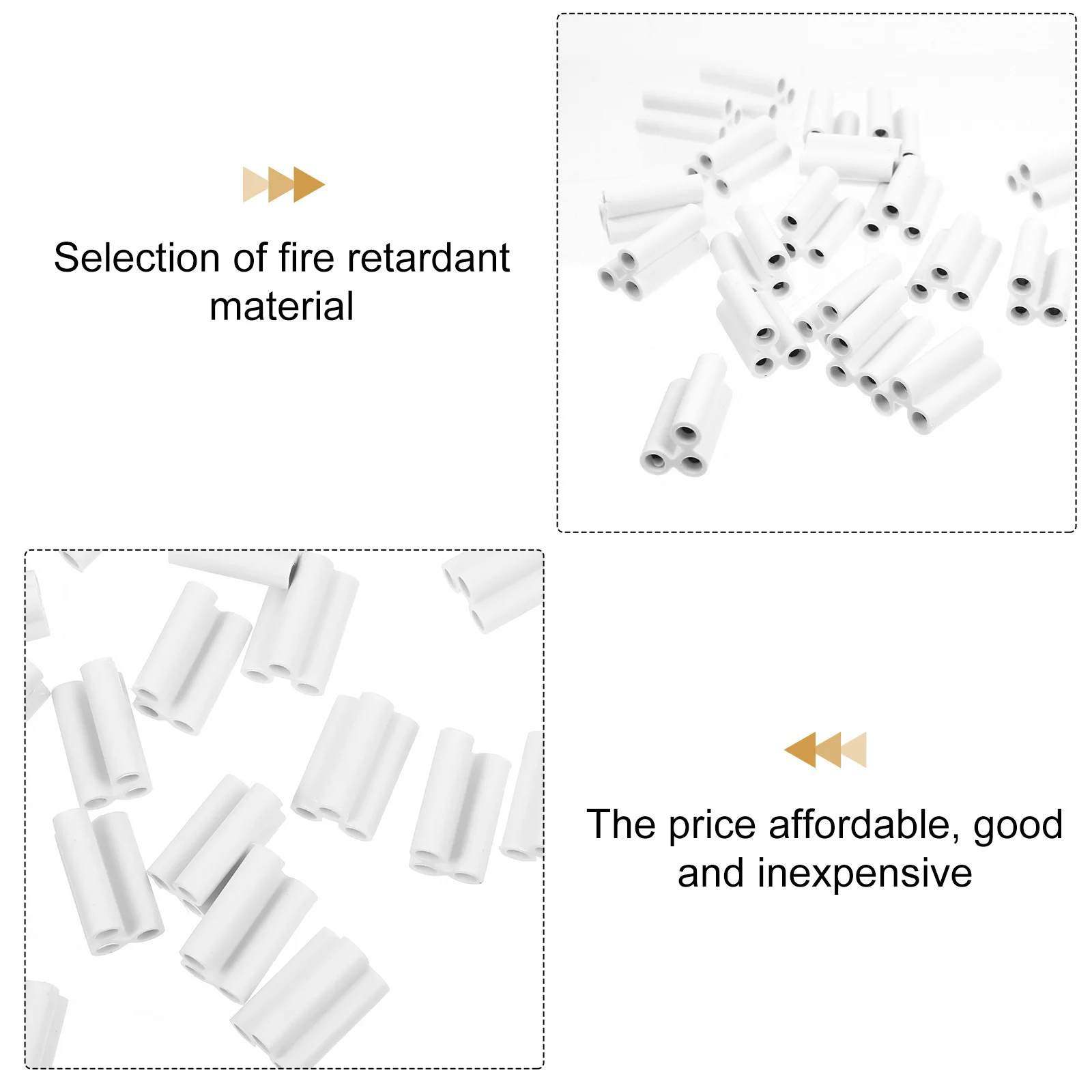 

20pcs Led Lamp Connector T5 21Mm Pure Copper Core Pvc For Strip To Controller Connection Connectors For Ceiling Lamp Adapter