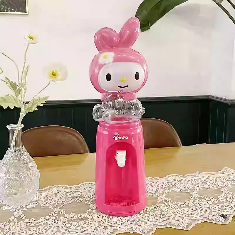 Hot 2l Kawaii Sanrio Cartoon Hello Kitty My Melody Desktop Water Dispenser Cute Beautiful Cup Large Capacity Kids Special Gift