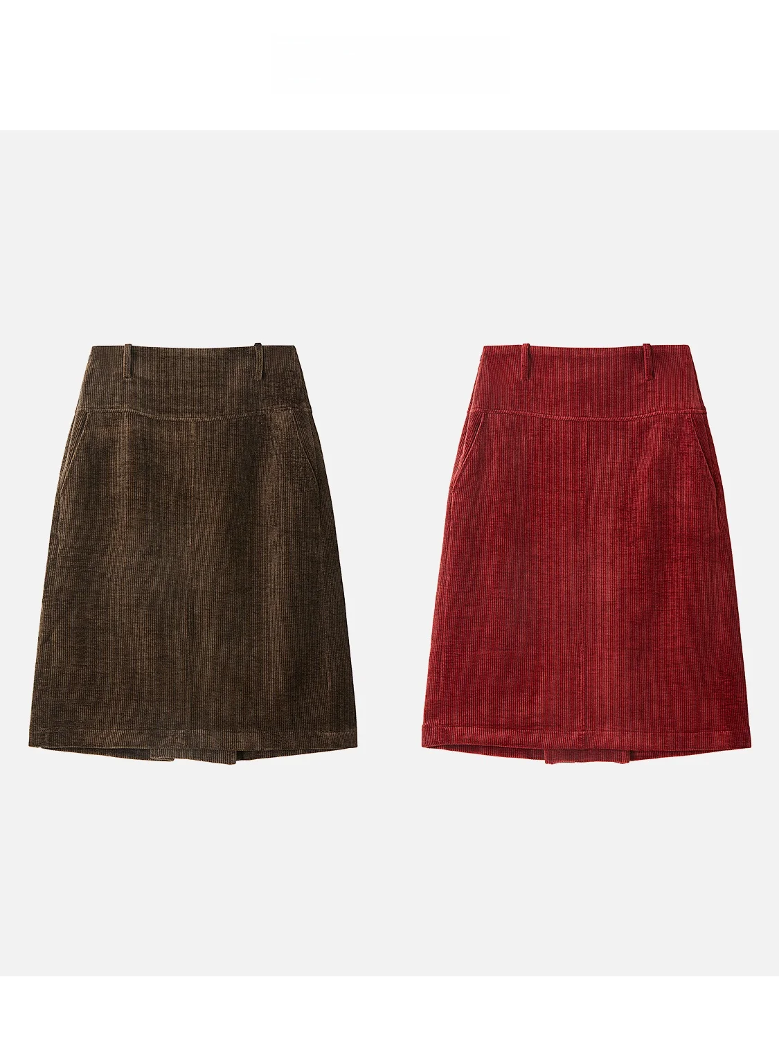 

Юбка JINGJING2025 из вельвета цвета карамели, винтажная, универсальная, с завышенной талией, из полиэфирного волокна, прямого кроя, H-образная, зимняя новинка