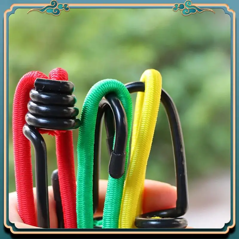 

Новейшая палатка для кемпинга, эластичная веревочная пряжка, фиксированный ремень для крепления, эластичный крючок для веревки, аксессуары для навеса для кемпинга, тянущая веревка