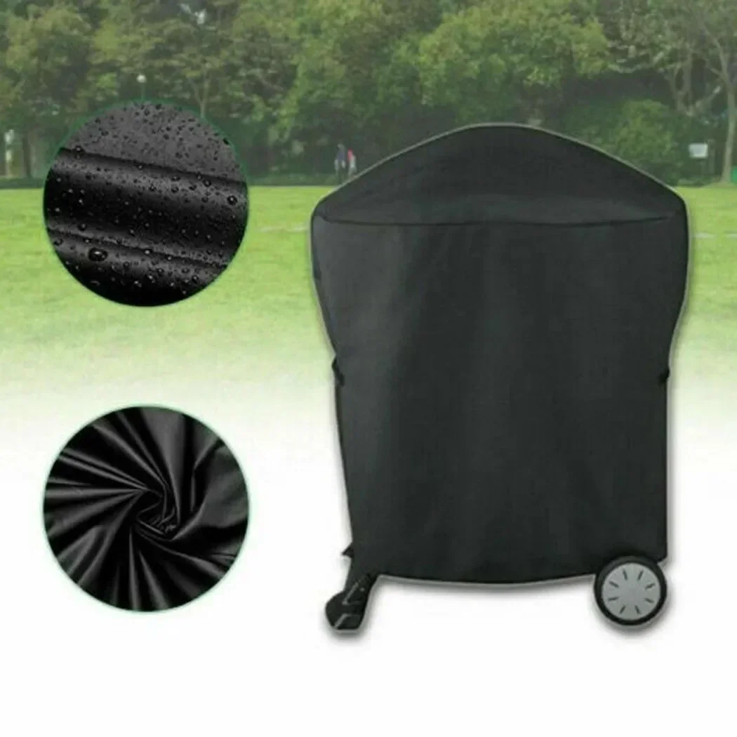 BBQ Grill Cover Dust Cover Barbecue Gas Grill Cover Waterproof ForQ1000/Q2000 Series Gas Patio Outdoor Barbecue Accessory