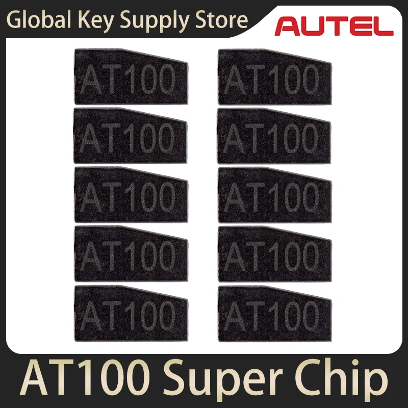 Chip Super Transponder Autel AT100, chip Super Chip KM100 XP200 XP400PRO IM508 IM608 para programación de llaves remotas ID46 48 49 4A 5C 4D 8A MQB