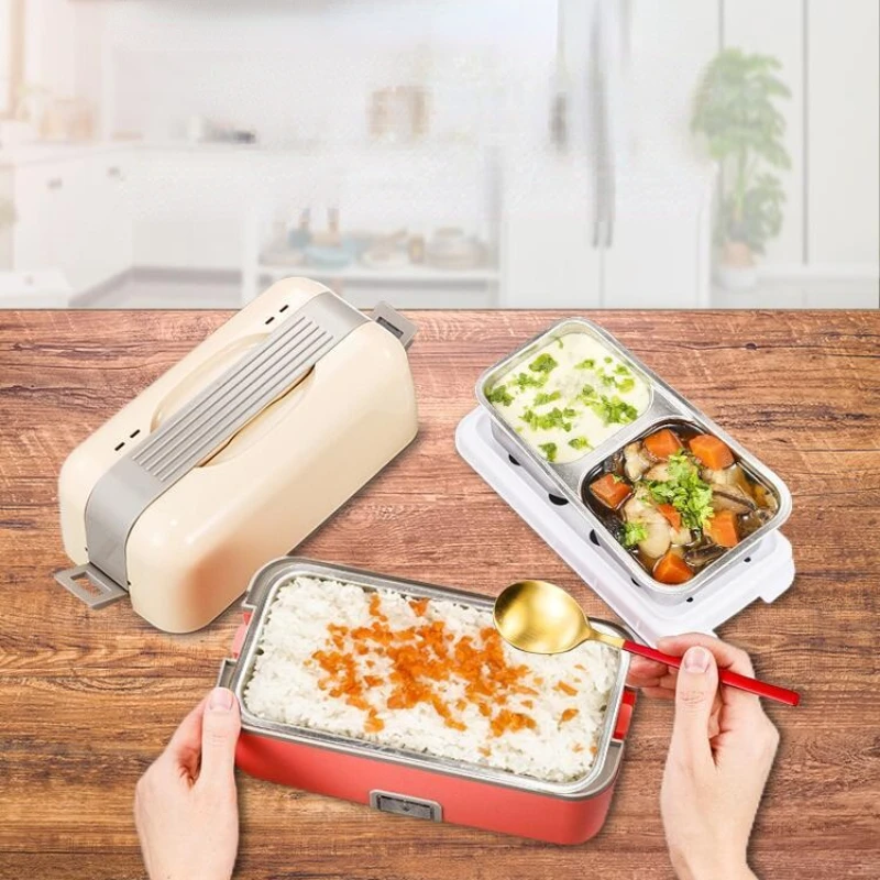 High-value Electric Lunch Box Portable Heat Preservation Bento Box Can Be Plugged Into The Electric Cooking Meal Heating Box