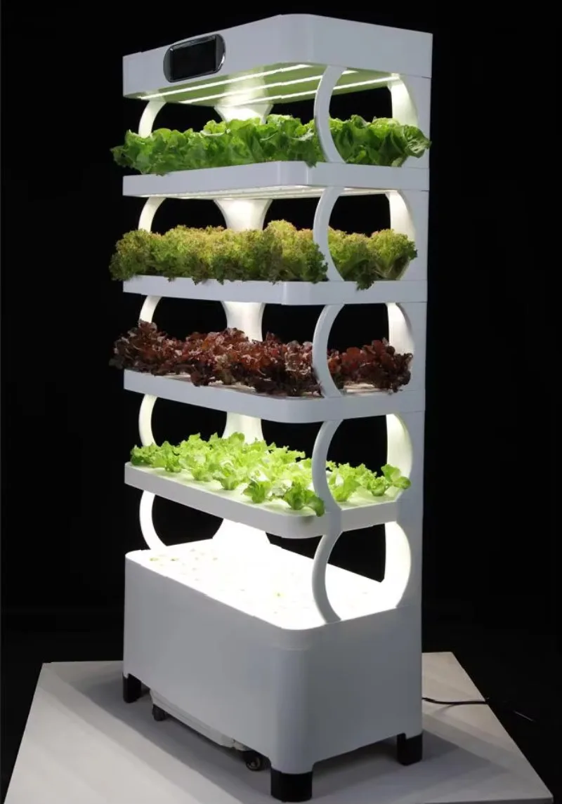 الزراعة المائية الجديدة نظام Aquaponic العمودي نظام الزراعة المائية برج الاستخدام الداخلي #3