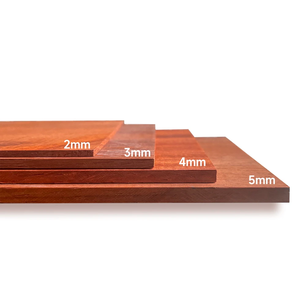 OMUKI 2pcs Rosewood Panel Solid Wood DIY Handmade Construction Model Guitar Speaker Material Wood Veneer For Woodwork