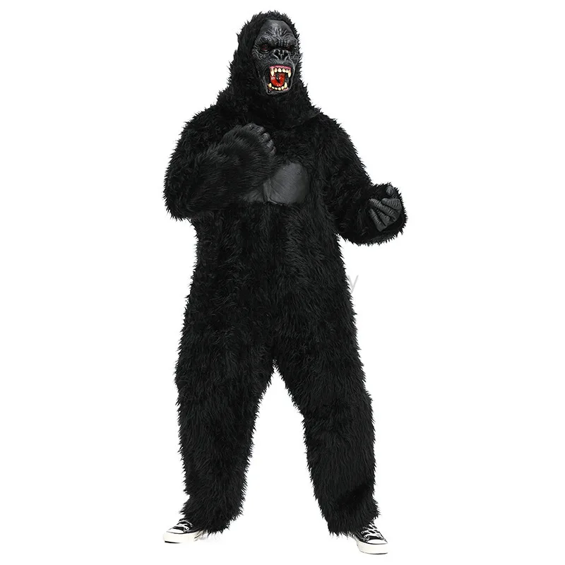 Halloween Unisex gorila Cosplay monos rey de la selva chimpanzés feroz TV película disfraz actuación disfraces de animales