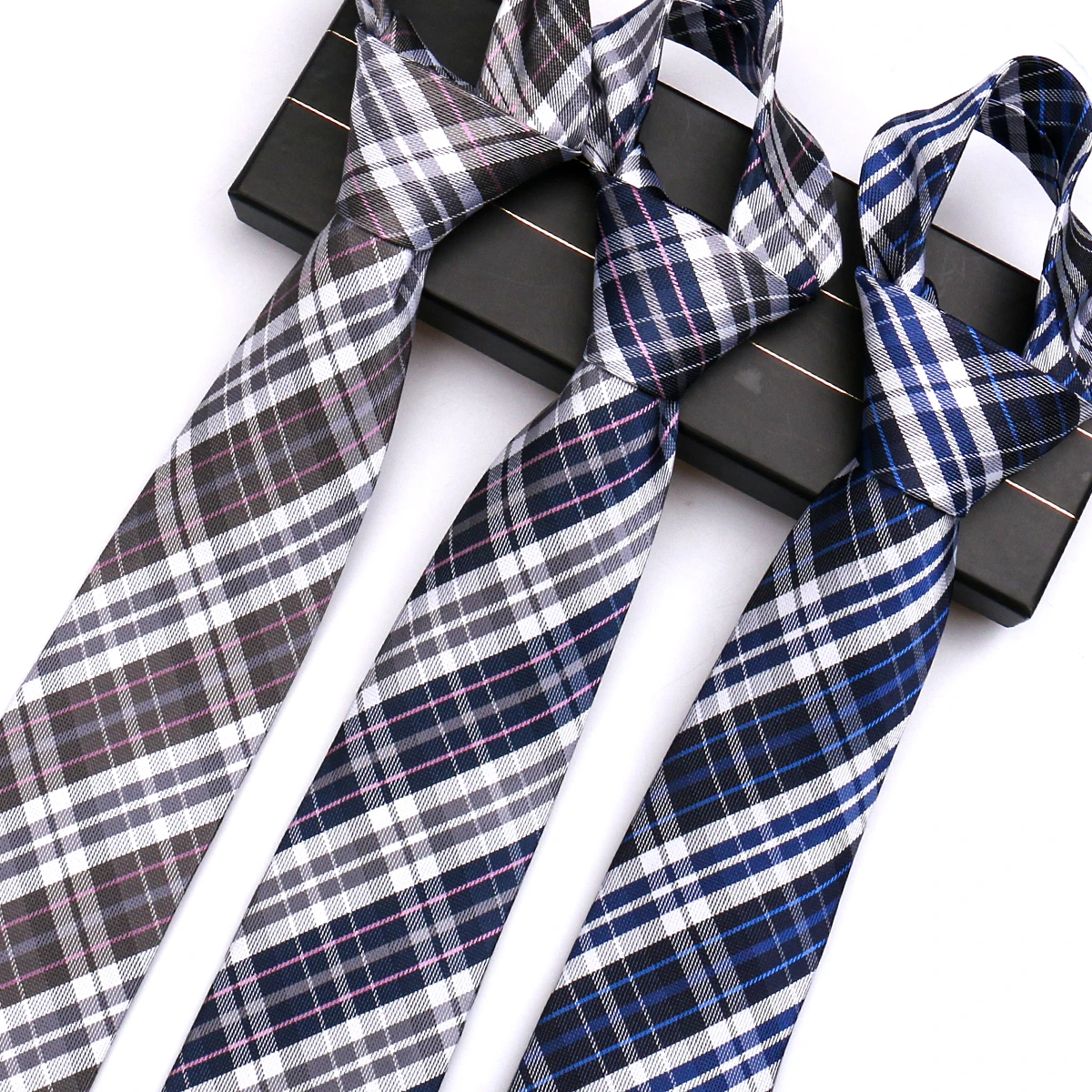 

Fashion Item Elegant Men's Necktie Striped Plaid Luxury Silk Tie Gifts For Men Business Wedding Party Gentleman Suit Accessories