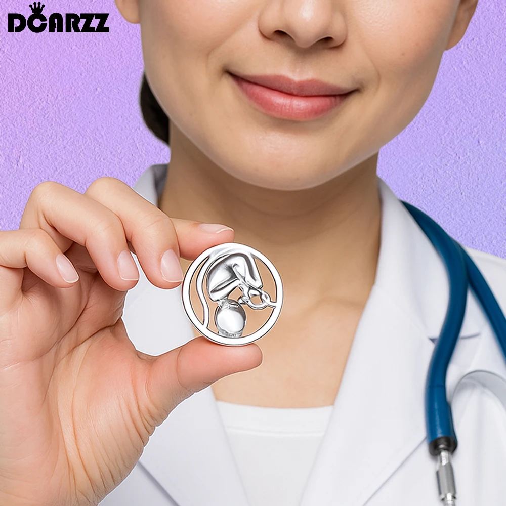 DCARZZ Obstetrics Newborn Brooch Pins Medical Maternity Doctor Nurse Jewelry Lapel Coat Badge Decoration Gifts