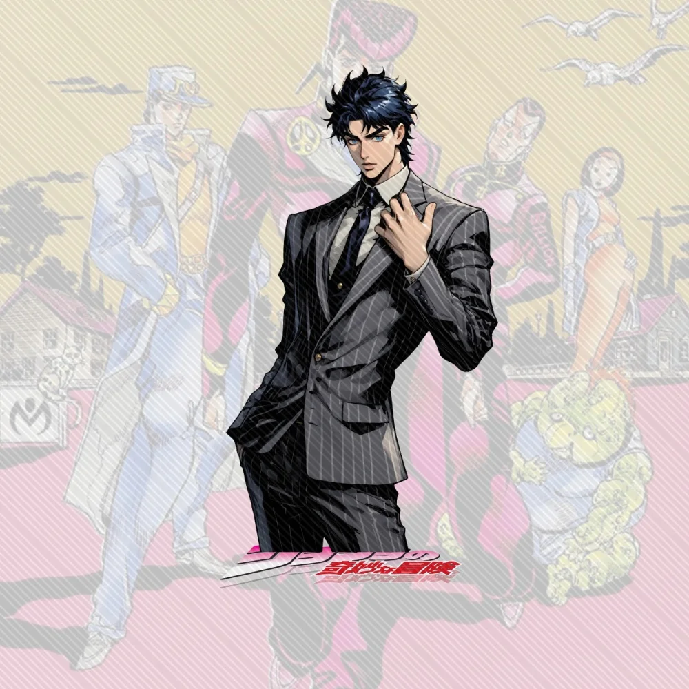 Immagine 3: Modellino Acrilico Anime JOJO da 15CM, Personaggi Cosplay, Ornamenti, Accessori, Articoli da Collezione, Regali