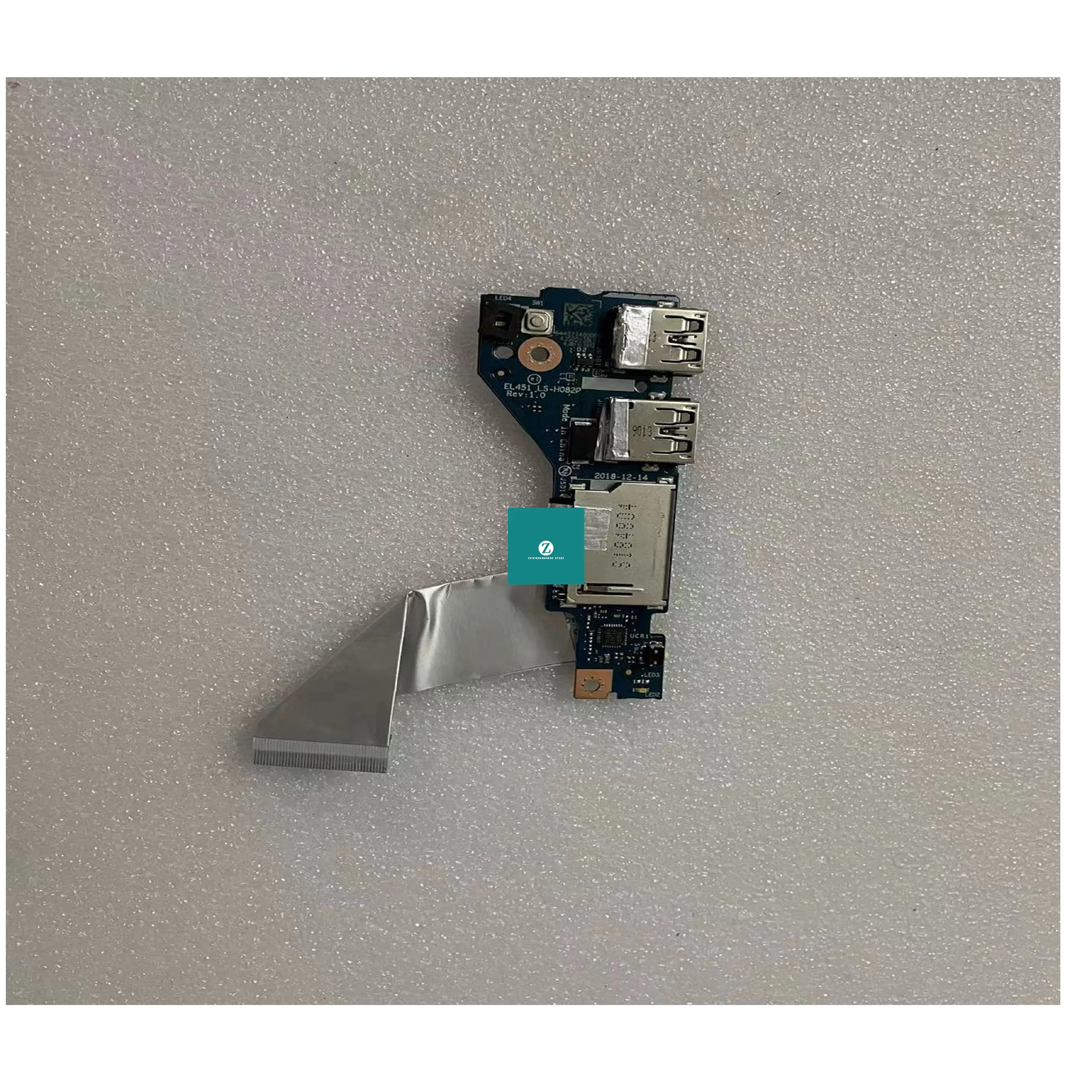 FOR LENOVO XIAOXIN Air-14 2019 POWER BUTTON CARD READER USB BOARD W CABLE LS-H082P