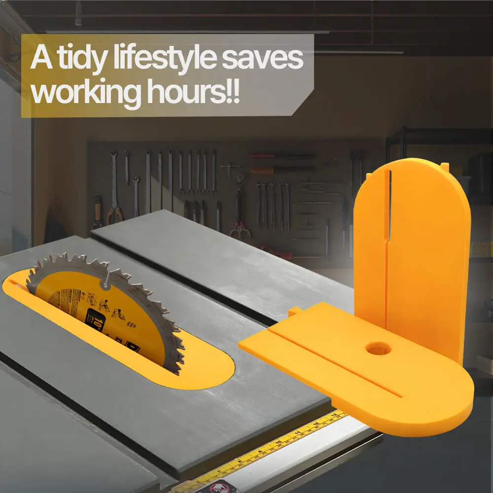 Zero Clearance Insert Compatible With DeWalt DWE7491RS Table Saw, 3D Printed Replacement Throat Plate For 10 Inch Table Saw view 2
