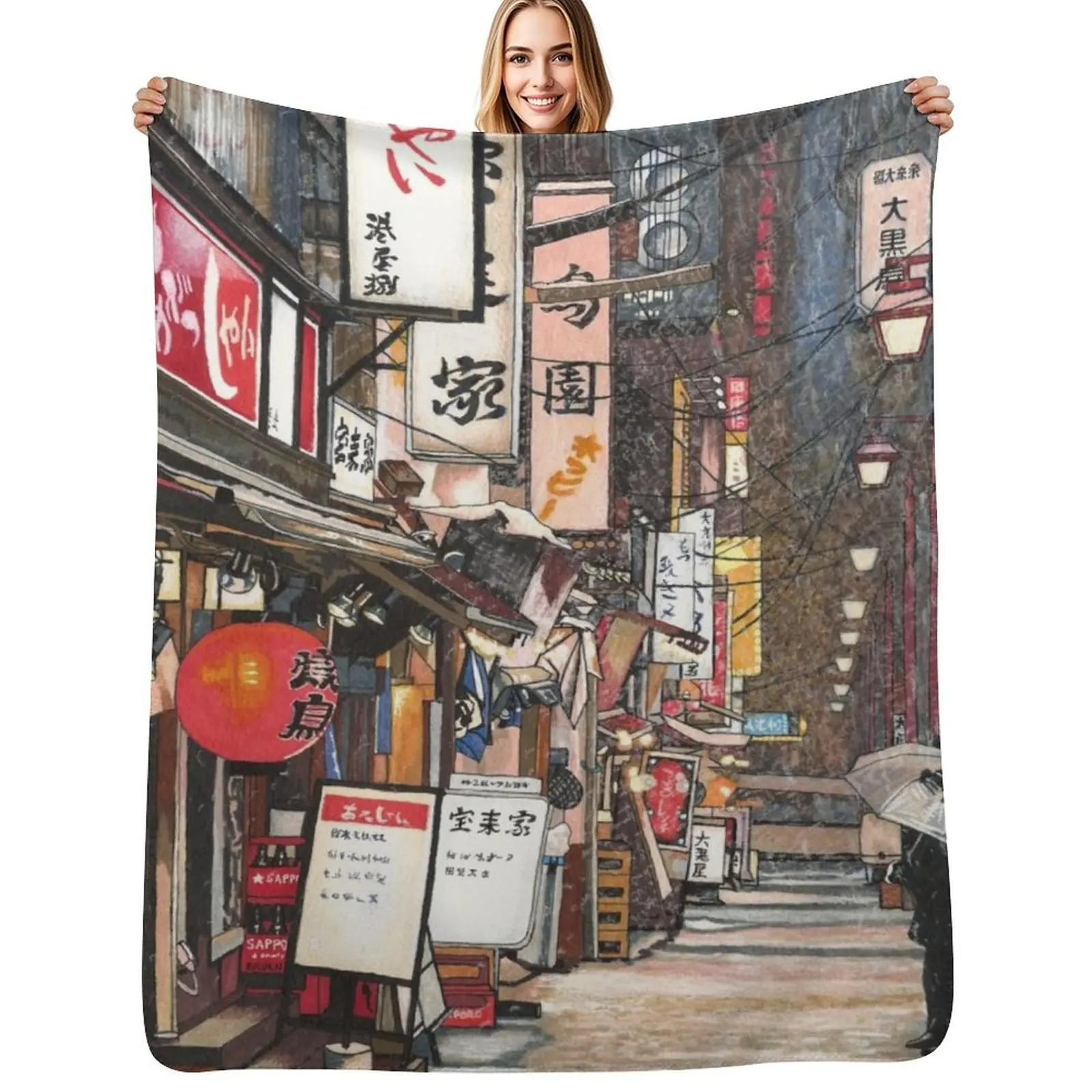 

Lights in the Snow Throw Blanket Blankets For Sofas Kid'S Softest christmas gifts Blankets