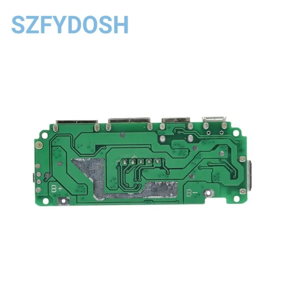 Lithium Battery Charger Board LED Dual USB 5V 2.4A Micro or Type-C USB Mobile Power Bank 18650 Charging Module