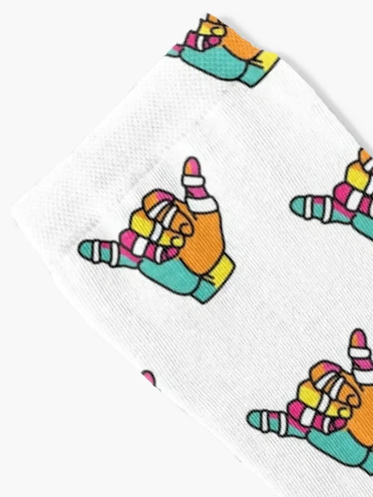 Jiu Jitsu Shaka Hand Pop Art Socks new year valentine gift ideas Boy Socks Women's