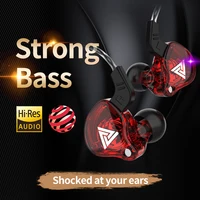 Original QKZ AK6 In Ear Earphone 6 Dynamic Driver Unit Headphone With Mic Stereo Sports HIFI Subwoofer Headset Monitor Earbuds 4