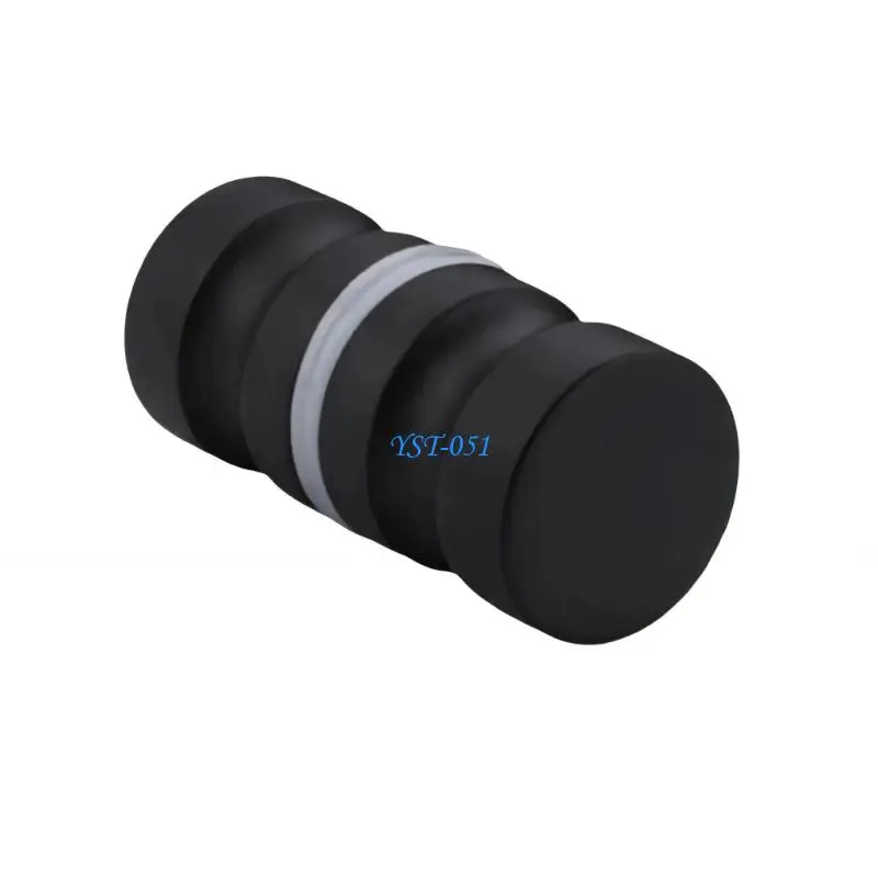 E15A NonSlip Bathroom Glass Door Handle With Comfortable Grip Round Sliding Door Pulls Gate Handle Sliding Doors Knob