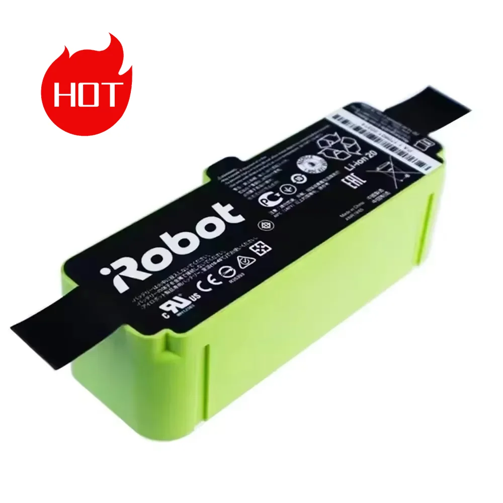

Литий-ионный аккумулятор 14,4 В, 12800 мАч для Roomba серии 600-900 | Подходит для моделей 690/800/960 | Сменная мощность расширенного время работы