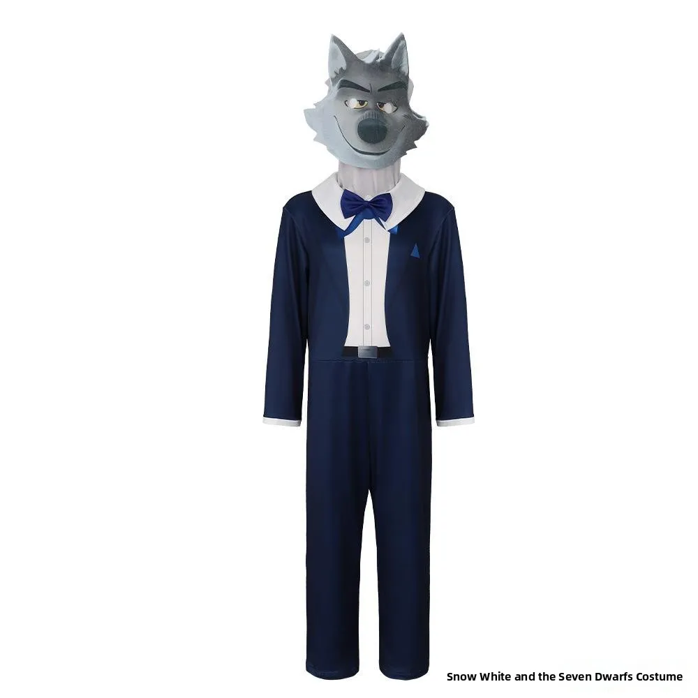 Halloween-kostuum TheBauys Bad Guys League Big Bad Wolf Rollenspel Toneelkostuum Etnische Faion voor dames Grensoverschrijdend