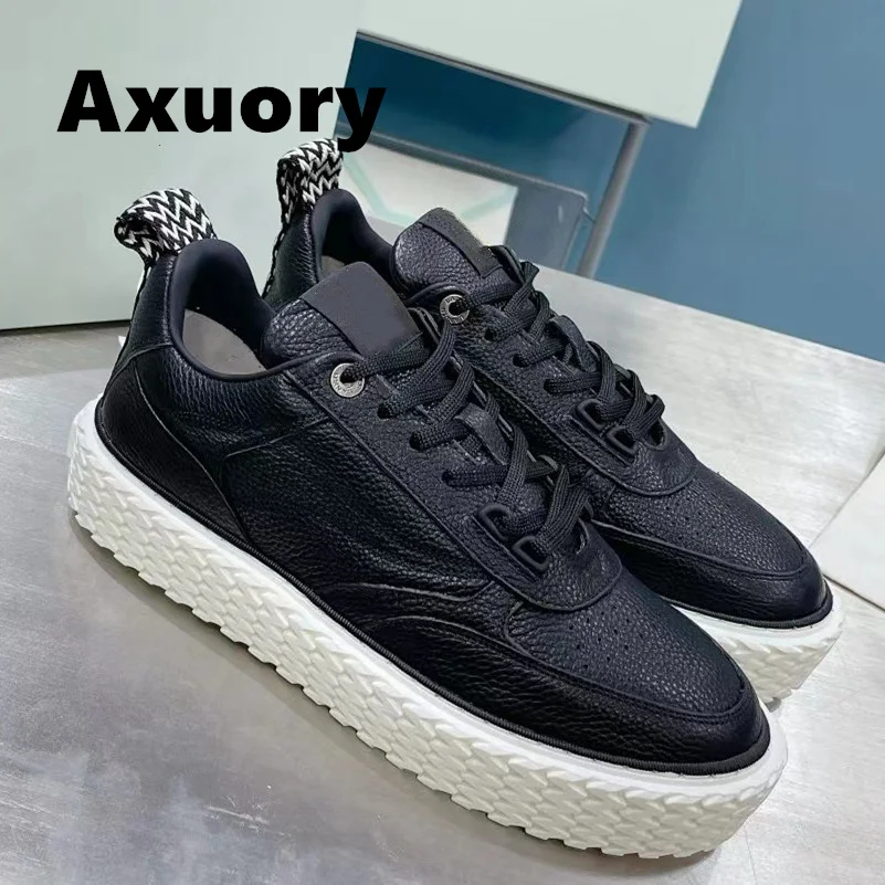 

2024 New Women's Casual Shoes Mixed Color Lace-up Retro Style High Quality Genuine Leather Luxury Design Internal elevation