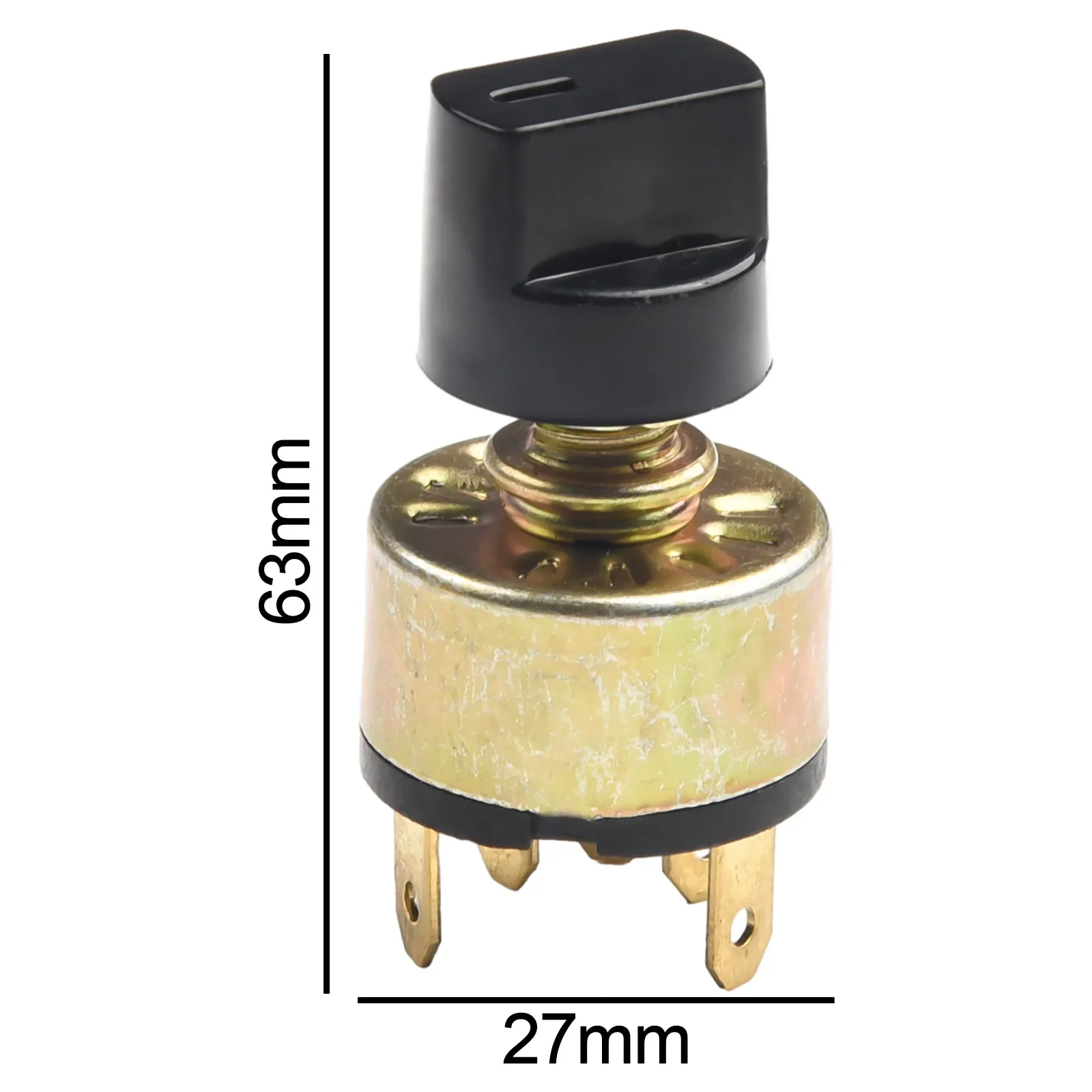 1PCS Switch Conditioner Switch 10A 24VDC 4 Position 3 6A 120VAC B-C-H Elector Rotary Switch For Car Air Conditioner