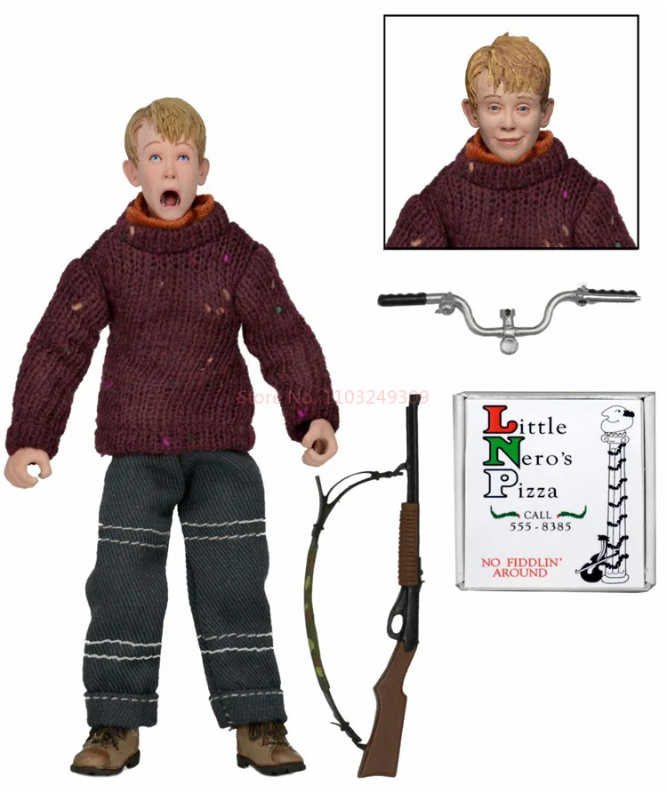 Pre-Sale Neca Home Alone 8-Inch Kids Can Do Dolls Cloth Laser Genuine Animation Around Hand-Made Model Toys.