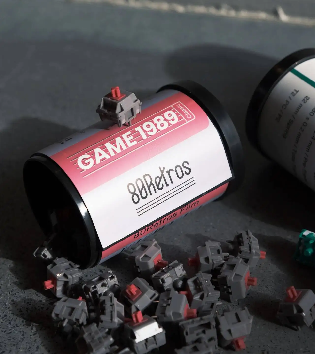 80Retros x HMX GAME 1989 Classic Switches HMX T5 P4 PC Stuffy solid Sound Switch 45g Mechanical keyboard Linear Switches Gamer