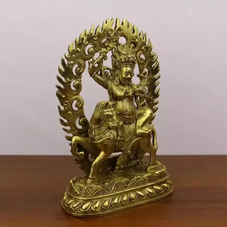 Lucky Copper Attract Wealth Auspicious Heavenly Mother Buddha Statue Home Living Sculptures