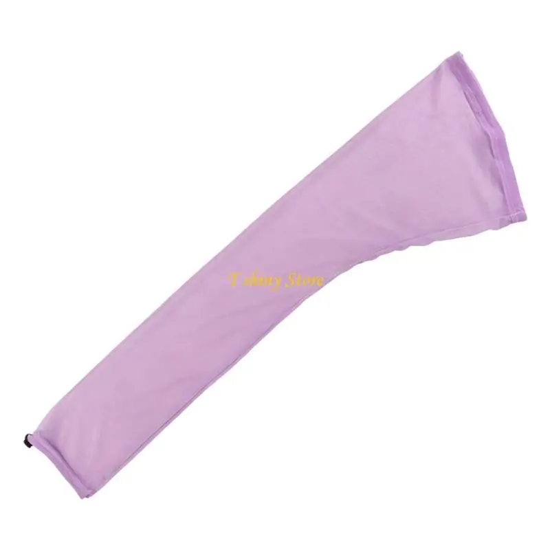 N58F Dreadlock Hair Cover Cap for Long Braids and Twists, Extended Tube Mesh Design for Home Travel and Daily Wear Use