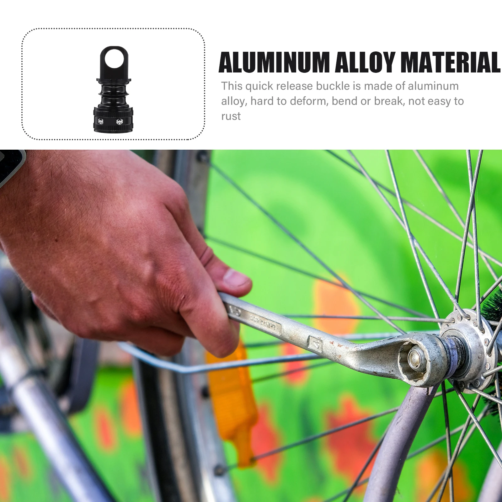 

1 set 1 Set Aluminum Alloy Quick Release Buckle Bike Pedal Holder Folding Mount Durable Lightweight Rust Resistant For Road Bike