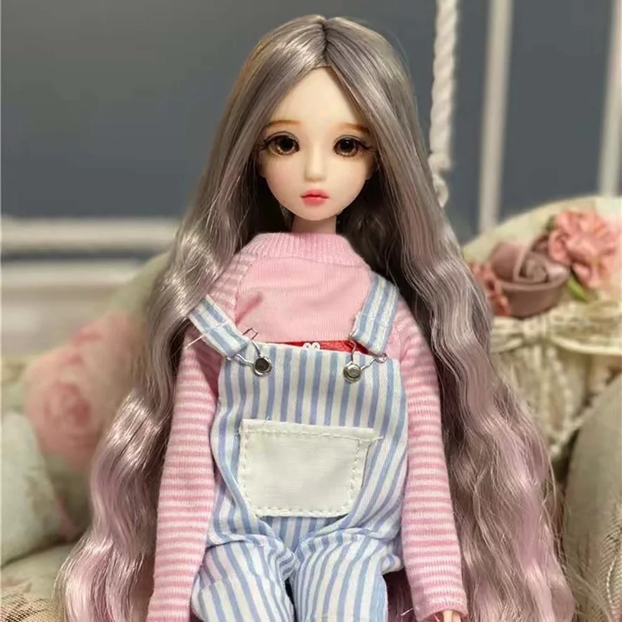 30CM BJD Dolls Makeup Ball Jointed Fashion Full Set Accessories House 1/6 Dolls for Girl Kids Gifts Toy Surprise