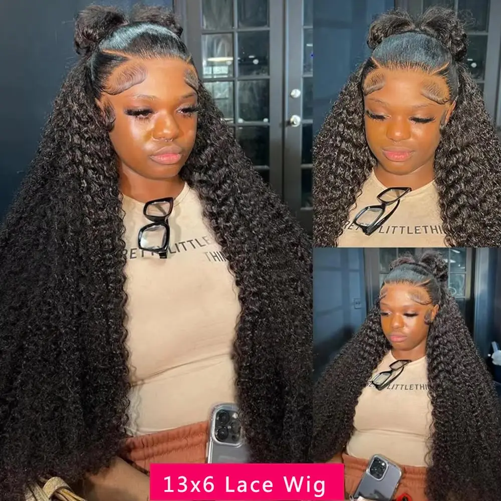 ディープウェーブフロントウィッグHDレースウィッグ在庫処分セール13x4 13x6ウォーターウェーブカーリー人毛ウィッグ30インチレースフロントウィッグ人毛