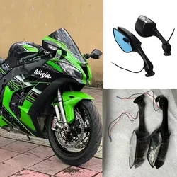 For Kawasaki Ninja ZX10R ZX-10R ZX 10R 2011-2015 2016 Motorcycle Side Mirrors Winglets Wind Wing Adjustable Rotating Rearview