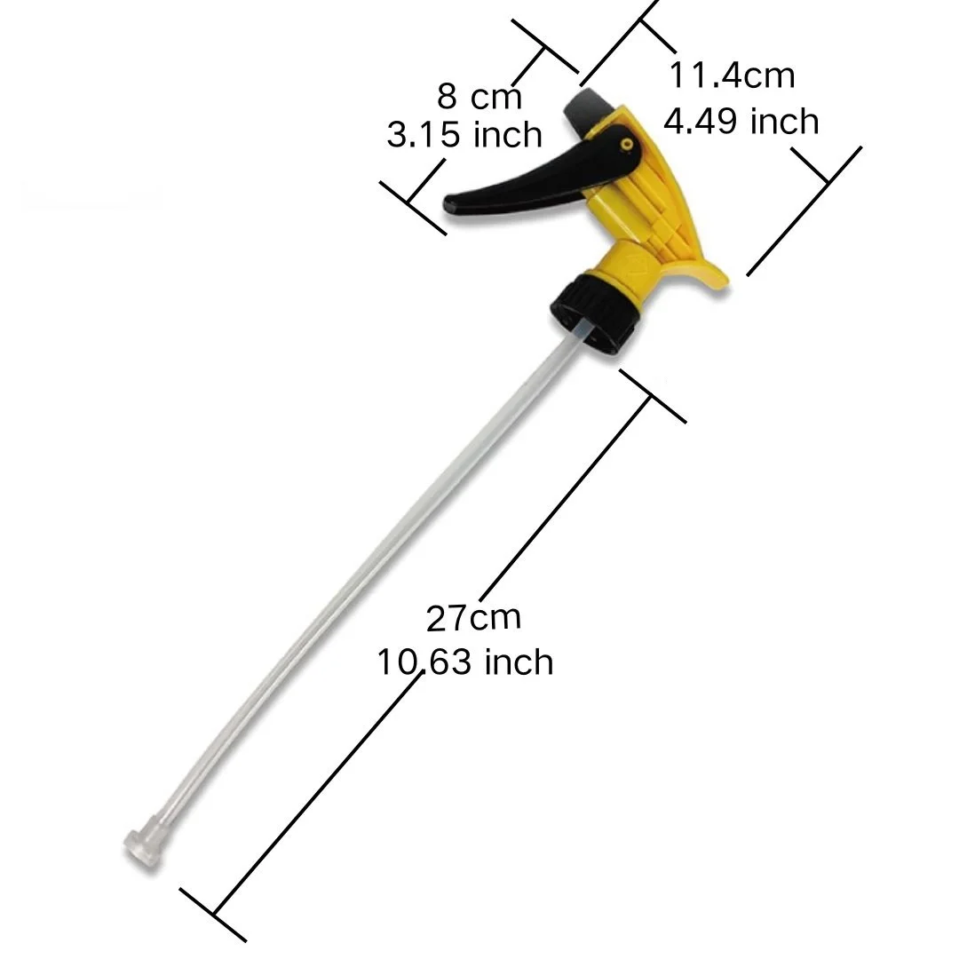 5 Pcs Thicken Long Straw Top Spray Head Trigger Sprayer Universal Nozzle for Gardening Car Detailing Window Cleaning Supplies