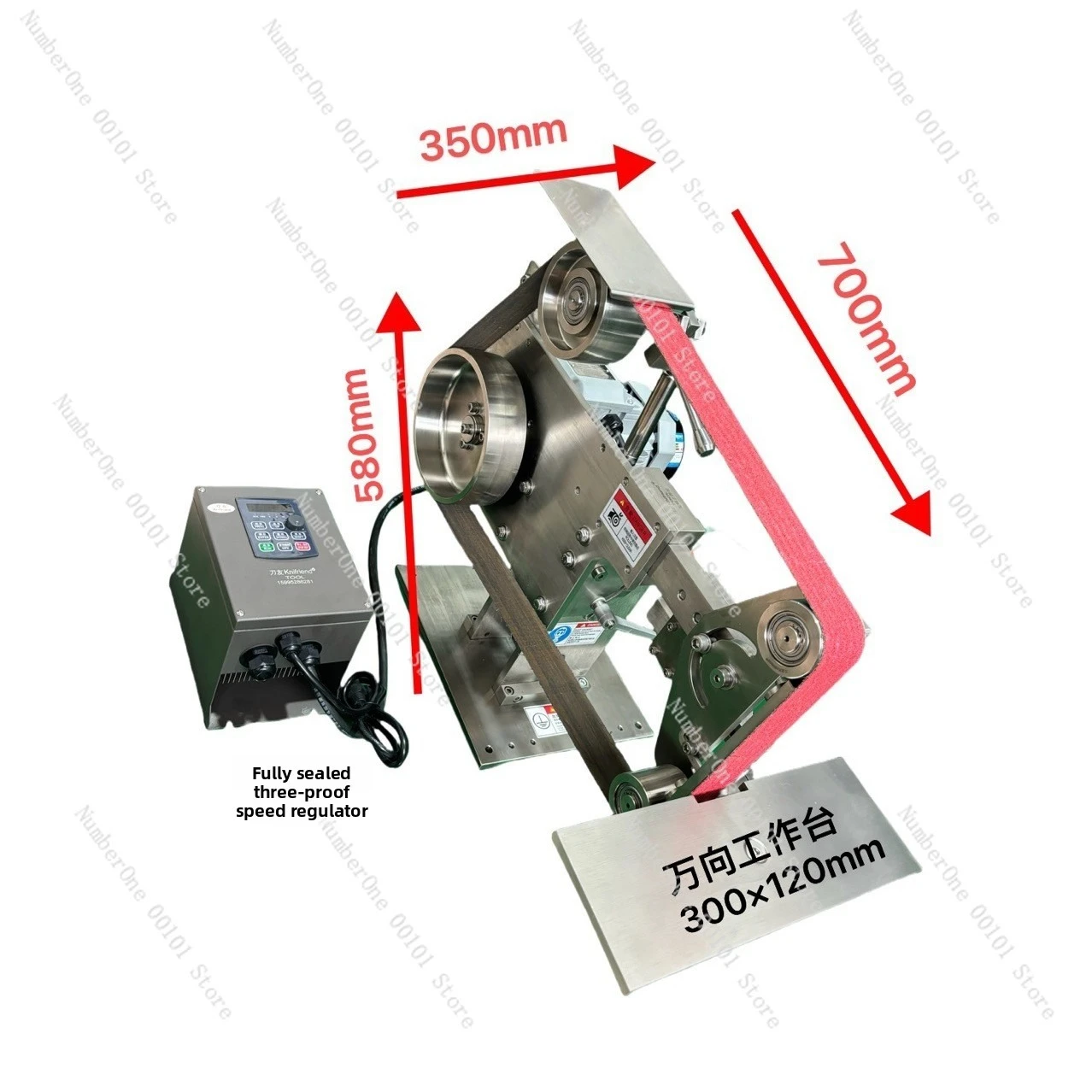 

Stainless steel belt grinder polishing machine cutter sharpener outlet 72 × 2 belt grinder DIY grinding and polishing