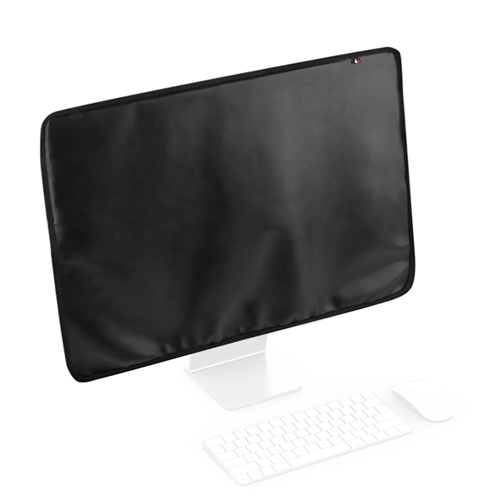 Computer Monitor Dust Cover For IMAC 24 Inch LCD Screen Accessories PU Leather Nylon With Inner Soft Lining Dustproof Sheath