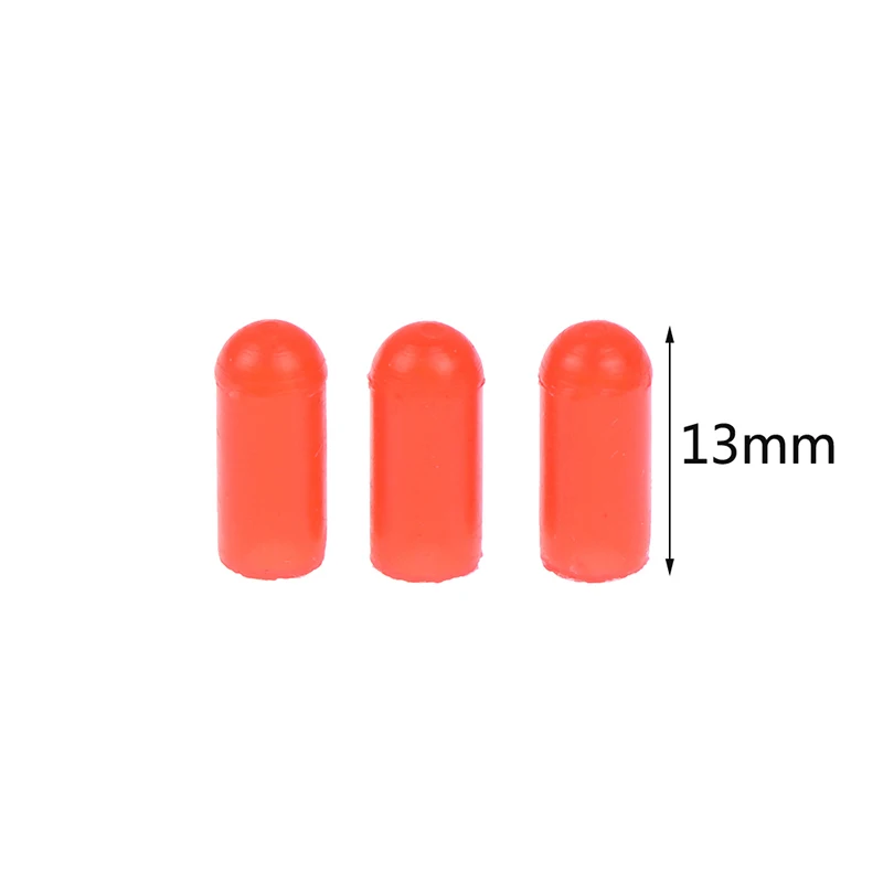 Syringe Sealing Test Tube End Cap 20PCS 13mm Food Grade Silicone Rubber Needle Cover