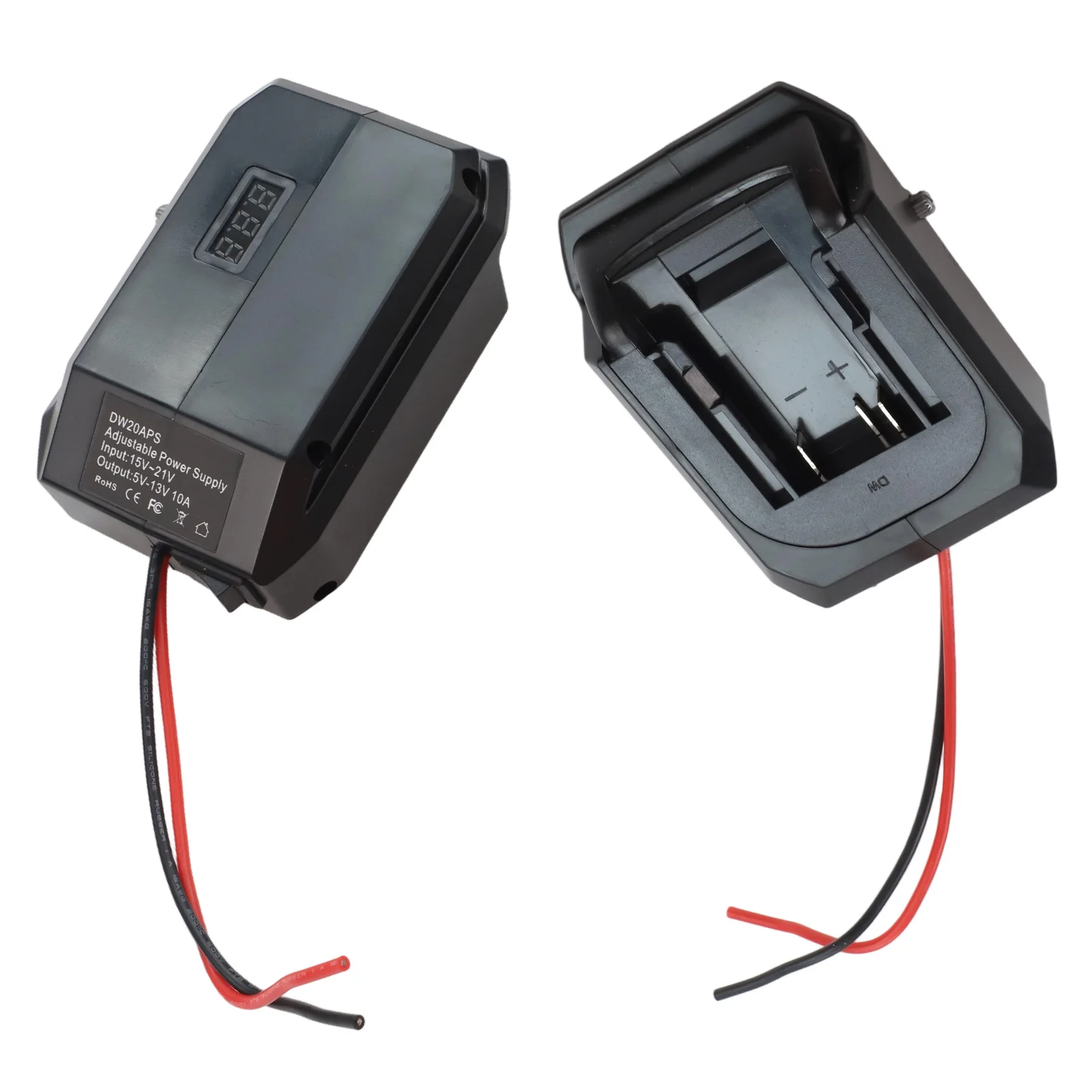 

18V to 12V Battery Converter Step Down Adapter for Car Electronics 10A Max Output Compatible with For DCB200 & For BL1815B