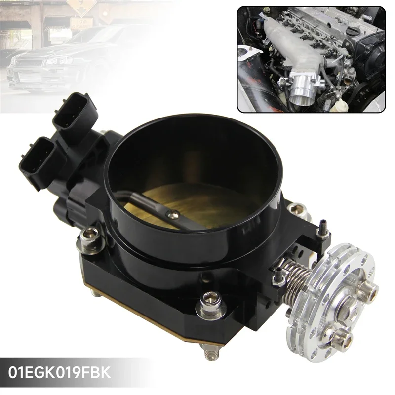 

Black/Blue/Silver Q45-85MM Throttle Body +TPS Sensor Intake Manifold Position For Nissan Skyline R33 R34 Series 2 RB25DE
